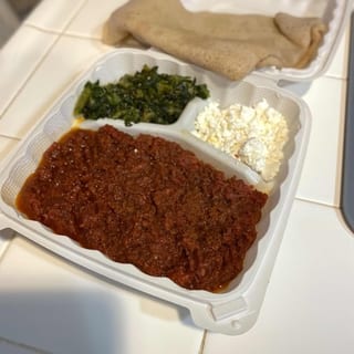 7. Kitfo Lunch